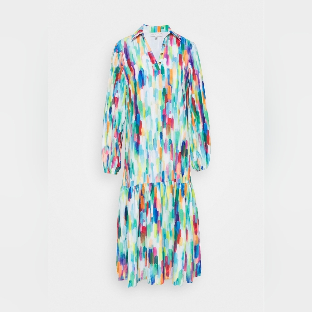 Never fully dressed multicolored dress